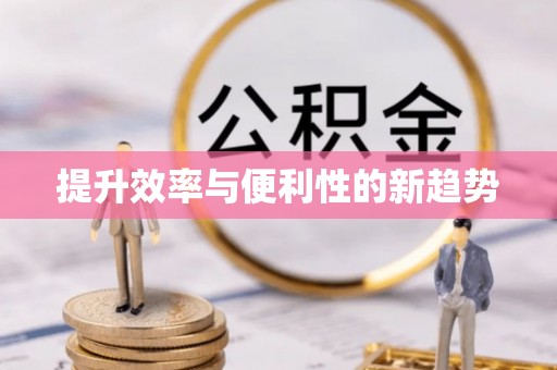 红古提升效率与便利性的新趋势