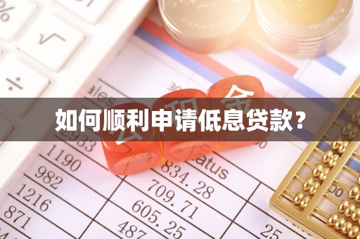 红古如何顺利申请低息贷款？