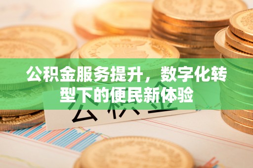 红古公积金服务提升，数字化转型下的便民新体验